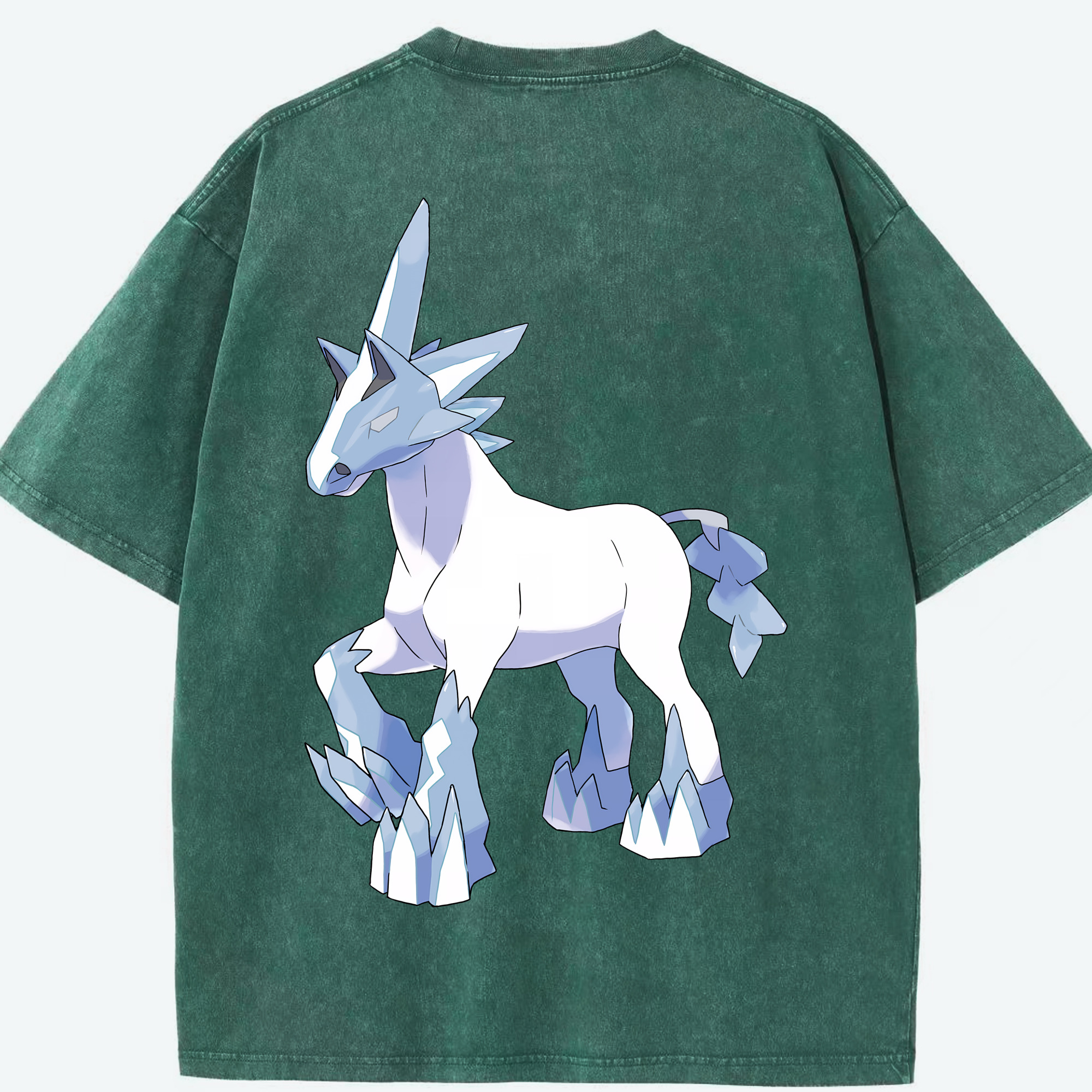 （画像用） ポケットモンスター Pokémon 綿100% ヴィンテージ風 半袖Tシャツ（背面プリント）